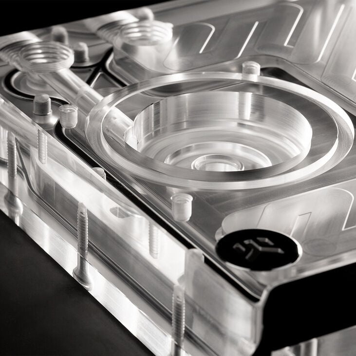 EK Water Blocks EK-Quantum Kinetic3 FLT D5 PWM Reservoir-Pump Combo - 360mm, D-RGB, Acrylic image number 4