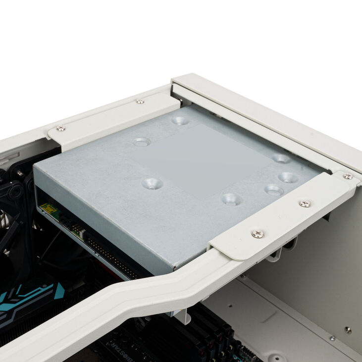 Silverstone FLP01 PC case, HTPC, SSI-CEB/ATX - white image number 10