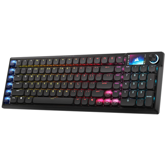 Corsair Vanguard Air 99 Wireless Gaming Keyboard, optical-mechanical, low profile, 8K polling, DE layout - black image number 5
