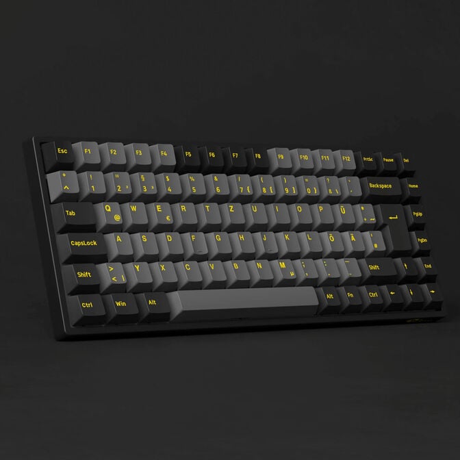 AKKO Black & Gold 3084B Plus Gaming Tastatur, RGB &ndash; Akko V3 Cream Yellow Pro Switches, ISO DE, schwarz & gold image number 4