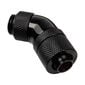 Alphacool HF 13/10 Screw-in Fitting 45 Degree Rotary G1/4 - Black