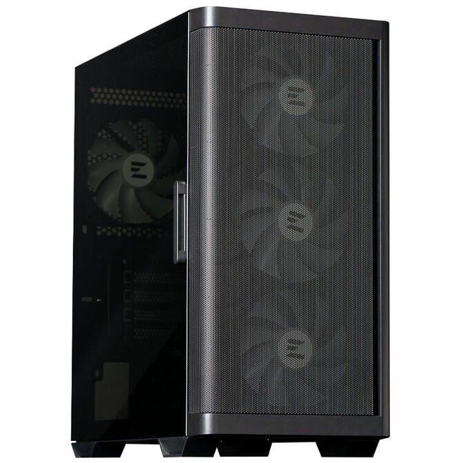 Zalman M4 PC-Geh&auml;use, Mini-Tower, mATX, RGB, Tempered Glass - schwarz image number 1