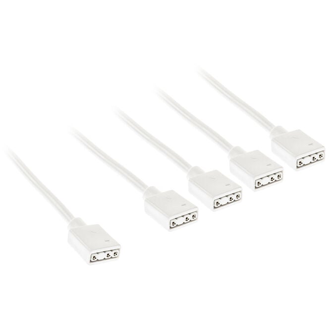 Kolink ARGB 1-4 splitter cable - 30cm, white image number 0