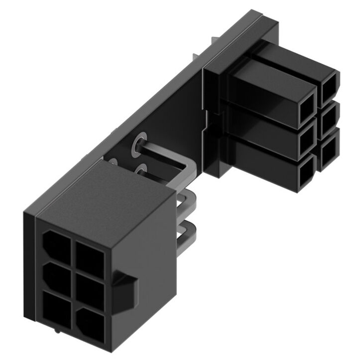 Singularity Shift Motherboard 6pin PCIE 90 Grad Adapter image number 0