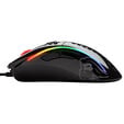 Glorious Model D Gaming-Maus - schwarz, glossy + Mauspad - XL image number null