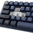 Ducky One 3 Cosmic Blue Mini Gaming Keyboard, RGB LED - MX-Speed-Silver (US) image number null