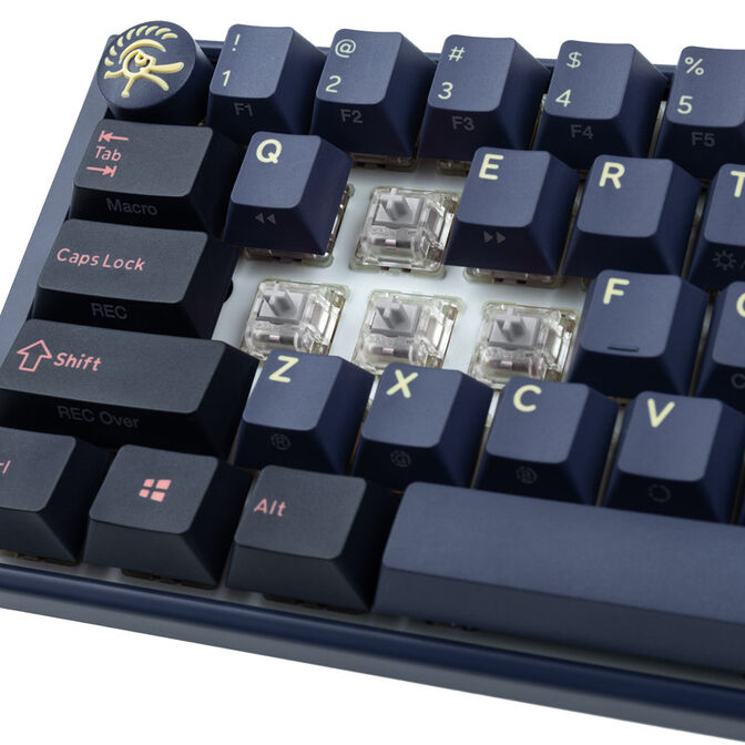 Ducky One 3 Cosmic Blue Mini Gaming Keyboard, RGB LED - MX-Speed-Silver (US) image number 4