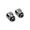 Corsair Hydro X Series Adapter 90 Degree G1/4 inch Male to G1/4 inch Female - 2 Pack, Rotatable, Chrome Silver