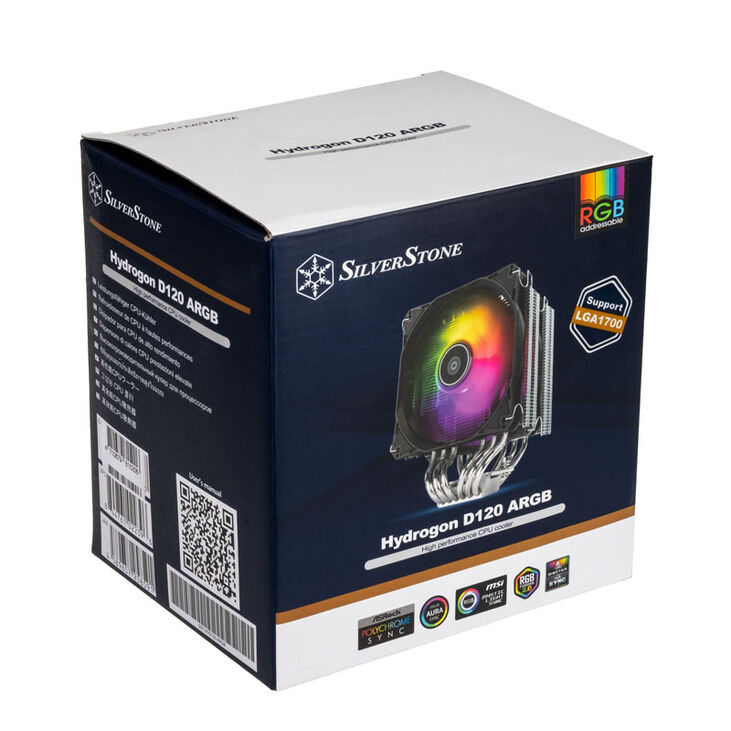 SilverStone SST-HYD120-ARGB-V2, AR8 CPU Cooler - 120mm image number 9