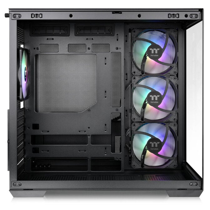 Thermaltake View 380 TG ARGB PC Case, Mid Tower, ATX, ARGB, Tempered Glass - Black image number 9