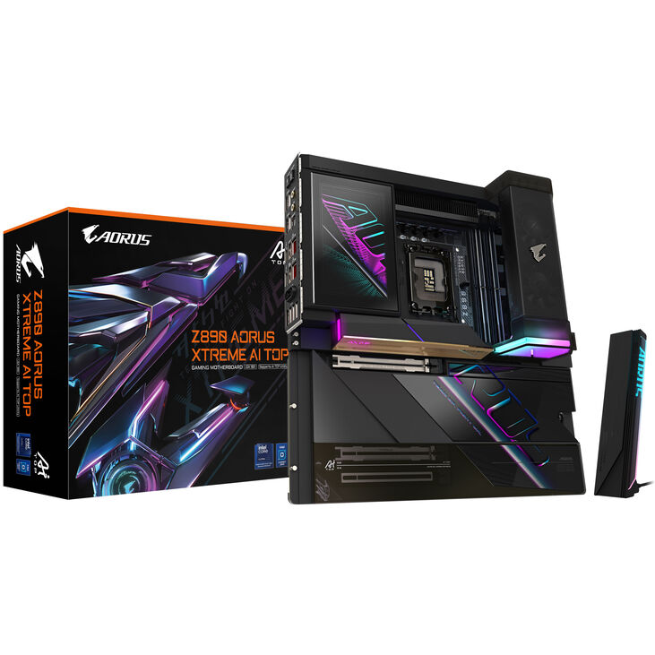 GIGABYTE Z890 Aorus Xtreme AI Top Mainboard, Sockel LGA 1851, Intel Z890, E-ATX, DDR5 image number 0