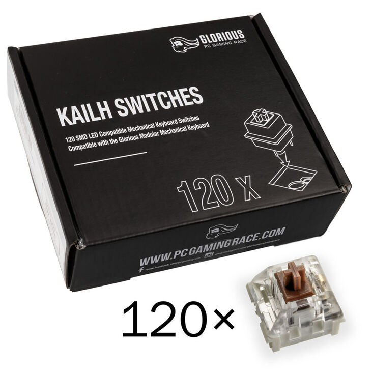 Glorious Kailh Speed Bronze Switches (120 pieces) image number 0