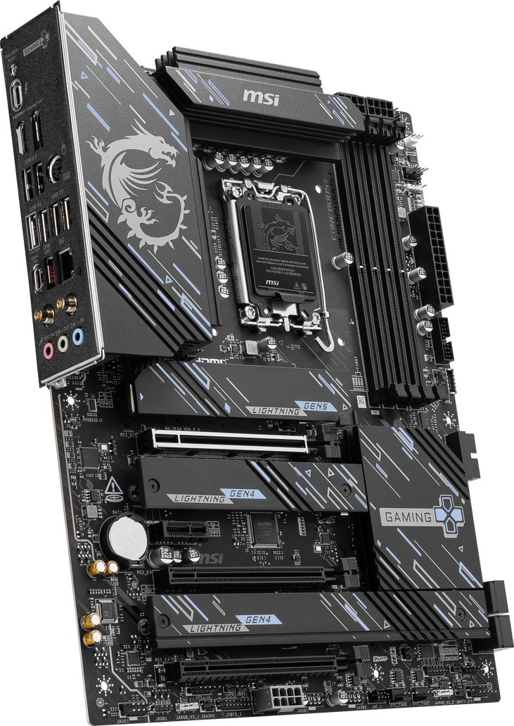 MSI Z890 Gaming Plus WIFI Mainboard, Sockel 1851, Intel Z890, ATX, DDR5 image number 1
