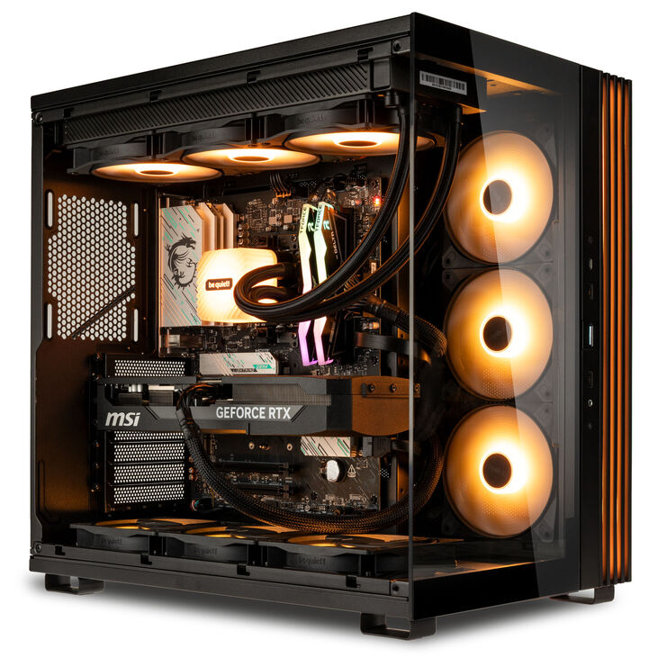 Gaming PC Silent Echo, AMD Ryzen 7600X3D, NVIDIA GeForce RTX 5070 Ti  Prebuilt PC