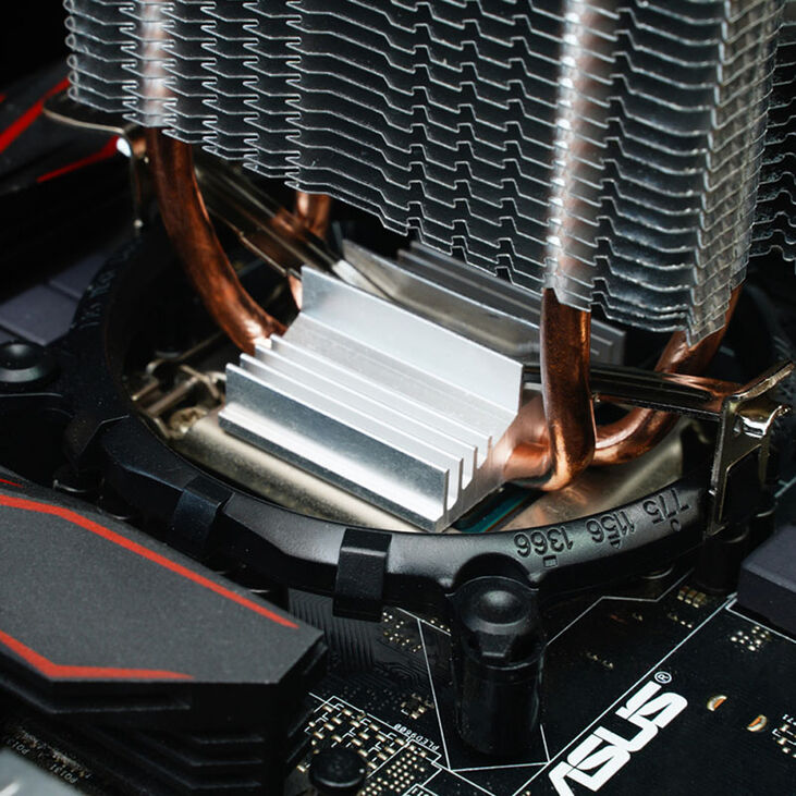 Jonsbo CR-1200E CPU-Kühler, RGB - 92mm image number 5