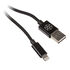 SilverStone CPU03 USB-Ladekabel Lightning, schwarz - 100cm image number null