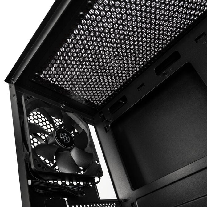 SilverStone Fara H1M, Tempered Glass - black image number 9