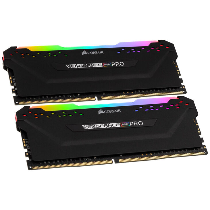 Corsair Vengeance RGB Pro DDR4-3600 RAM, CL18, XMP - 16 GB Dual-Kit, black image number 0
