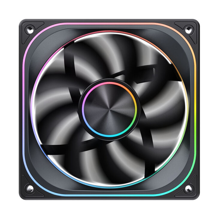 Jonsbo ZA-120 Fan, PWM, ARGB - 120mm, black image number 6