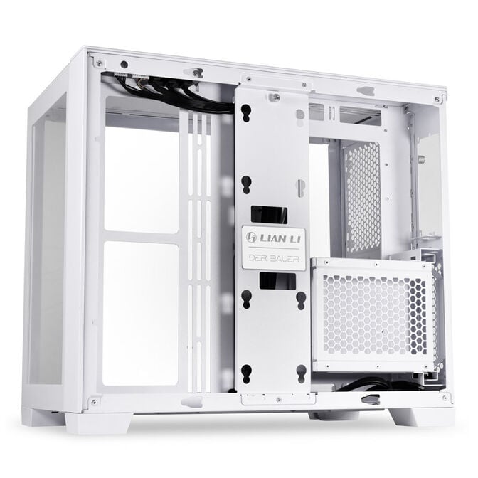 Lian Li O11 Dynamic Mini Snow Edition, Mid-Tower, Tempered Glass - White image number 5