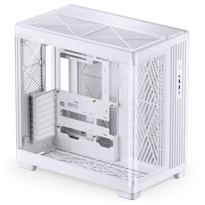 Jonsbo TK-4 Case, Midi Tower, ATX, Tempered Glass - White image number 3