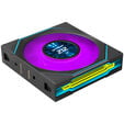 Lian Li UNI FAN SL-INF LCD FLEX Wireless Fan, ARGB and LCD - Reverse Blade, 120mm, black image number null