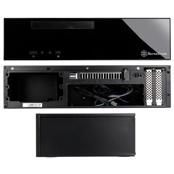 SilverStone SST-ML09B Milo HTPC Gehäuse - schwarz image number 3