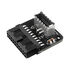 Grey Internal 19-Pin Connector (USB 3.0) to USB 3.1 Type-E 20-Pin Key A - 90 Degrees image number null
