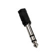 InLine Audio Adapter, 6.3mm jack plug to 3.5mm socket (stereo) - black image number null