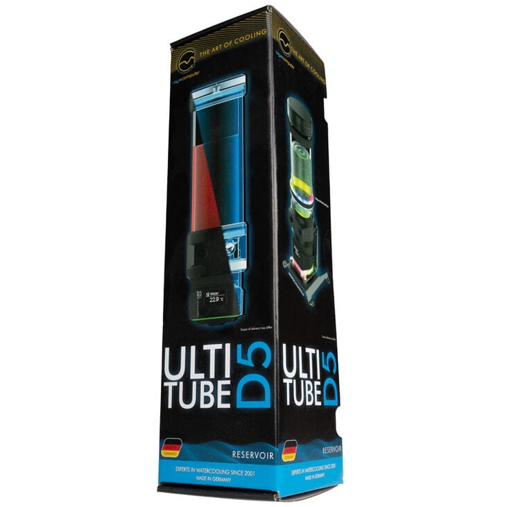 aqua computer ULTITUBE D5 100 reservoir with D5 PWM pump image number 6