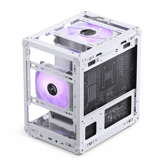 Jonsbo C6 PC-Geh&auml;use, Mini-Tower, Micro-ATX - wei&szlig; image number 6