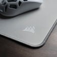 CORSAIR MM Gaming-Mauspad, Stoffoberfl&auml;che, Anti-Fray-Kanten - grau, XXL image number null