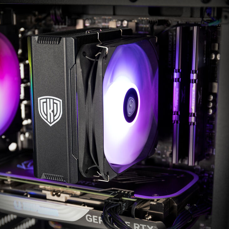 Gaming-PC Cool Breeze, AMD Ryzen 7 5700X, RTX 5060 Ti 16GB - Fertig-PC image number 4