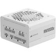 Corsair RMe Series RM1000e 80 PLUS Gold Power Supply, modular, ATX 3.1, PCIe 5.1 - 1,000 Watts, white image number null