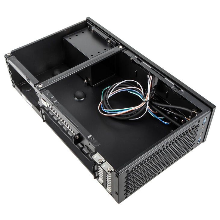 SilverStone SST-ML09B Milo HTPC Gehäuse - schwarz image number 6