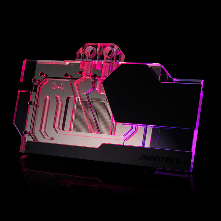 PHANTEKS Glacier G40 RTX 4090 Waterblock with Backplate for MSI, D-RGB - black image number 4