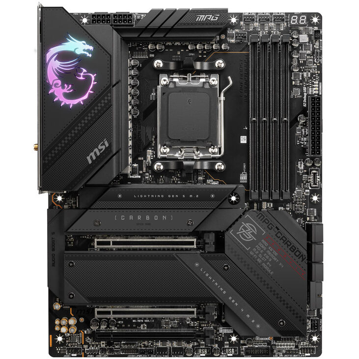MSI MPG X670E Carbon WiFi, Sockel AM5, AMD X670, ATX - DDR5 image number 2