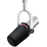 Shure MV7+-K Podcast Microphone XLR/USB - white