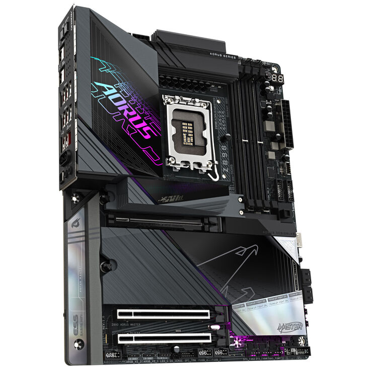 GIGABYTE Z890 AORUS Master Mainboard, Sockel LGA 1851, Intel Z890, ATX, DDR5 image number 1