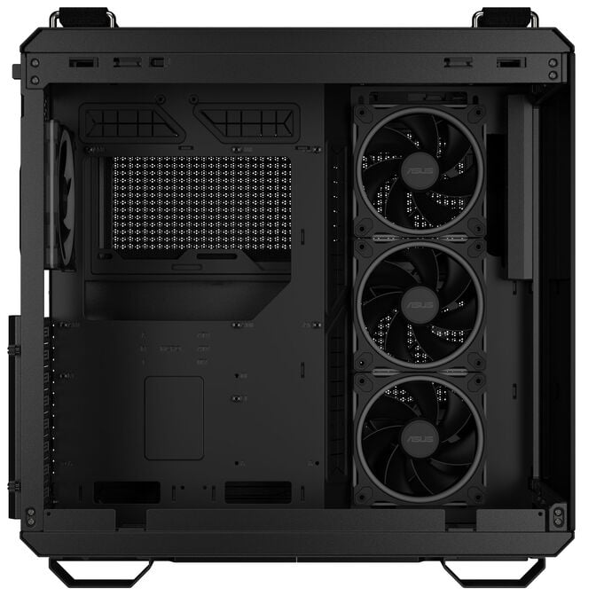 ASUS TUF Gaming GT502 Horizon PC Case, Mid Tower, ATX, Tempered Glass - Black image number 8