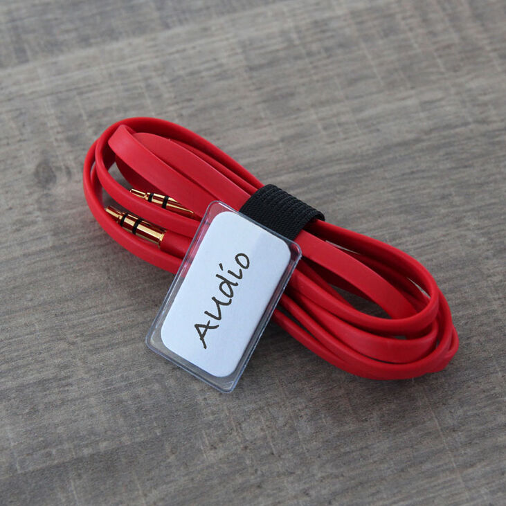 LABEL THE CABLE Mini Velcro Ties 10-piece Set - black image number 3
