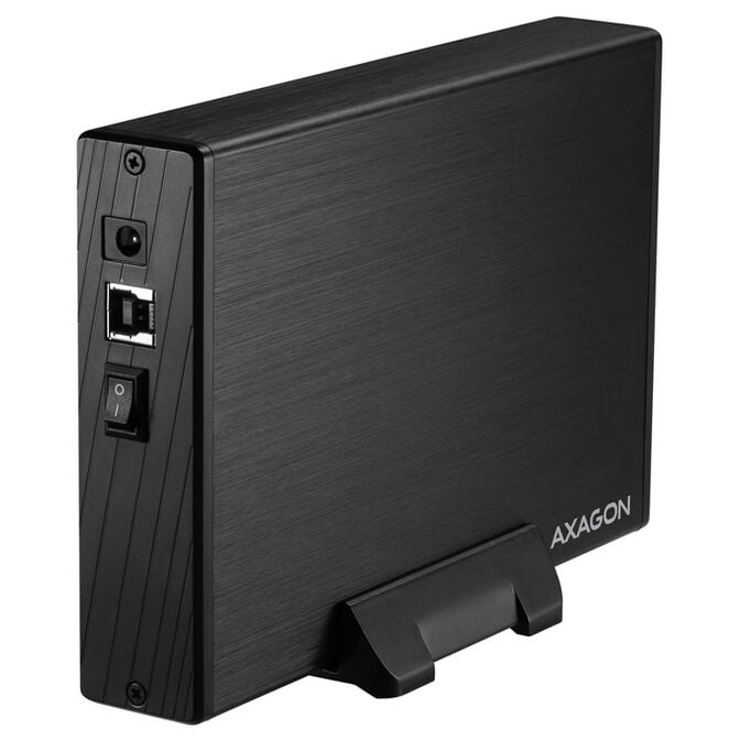 AXAGON EE35-XA3 externes 3,5"-Geh&auml;use, USB 3.0, SATA II, Aluminium - schwarz image number 2