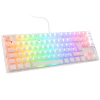 Ducky One 3 Aura White TKL Gaming Tastatur, RGB LED - MX-Speed-Silver