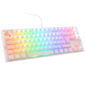 Ducky One 3 Aura White TKL Gaming Keyboard, RGB LED - MX-Speed-Silver