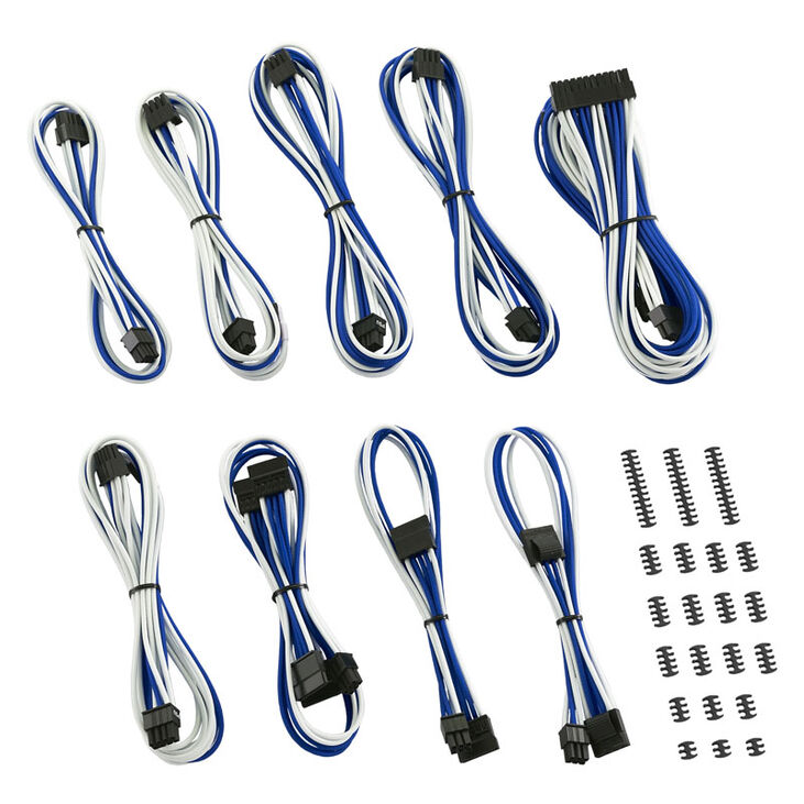 CableMod Classic ModMesh RT Cable Kit ASUS/Seasonic/Phanteks - white/blue image number 0