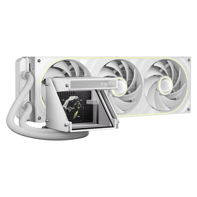 TRYX HOLO ARGB 360 AiO-Wasserk&uuml;hlung, 360 mm, Hologramm-Display, ARGB - wei&szlig; image number 0