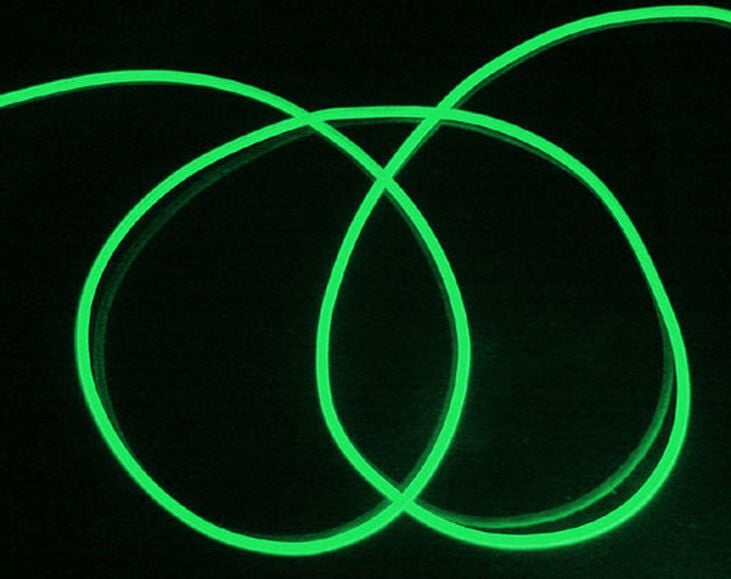 AC Ryan UV active power cable, Green 1m image number 0