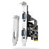 AXAGON PCEA-S2N PCIe adapter with 2x serial ports - ASIX AX99100 chipset image number null