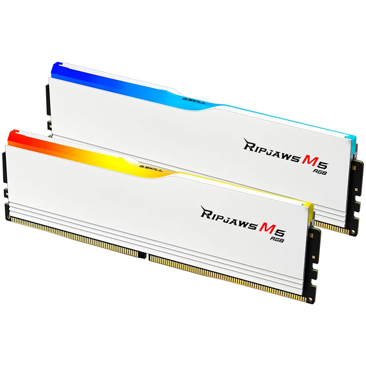G.Skill Ripjaws M5 RGB DDR5-5200 RAM, CL40 - 96 GB Dual-Kit, weiß image number 2