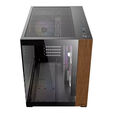 Antec CX600M Wood PC case, Mini Tower, Micro-ATX, Tempered Glass - black, wood image number null